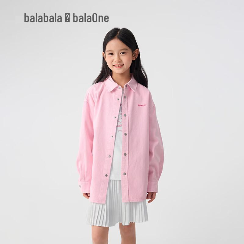 Классическая джинсовая рубашка с длинным рукавом для детей Balabala 165