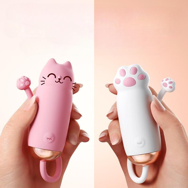 Cute Cat Jumping Over Eggs, Remote-controlled Vibration for Long-distance Flirting, Couples's Pleasure Products, Adult Items, Masturbation Device