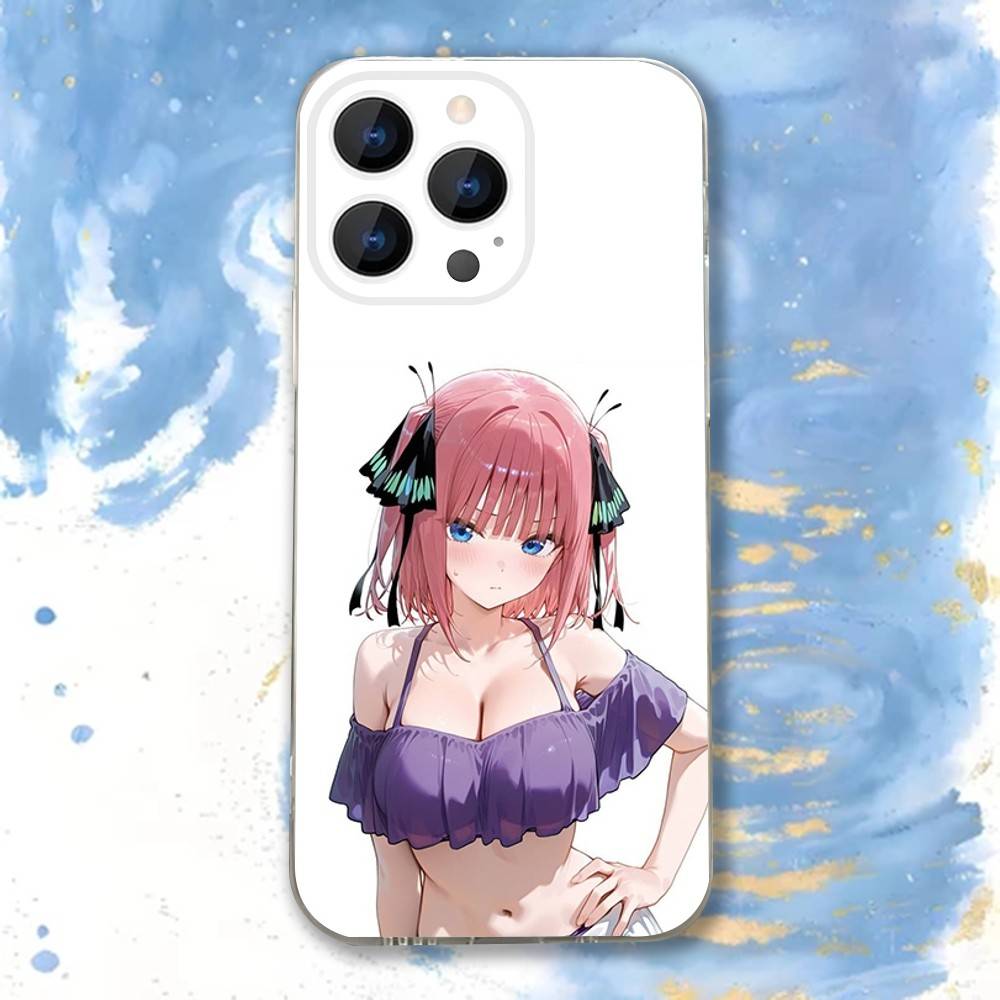 Phone Case For iPhone 17,16,15,14,13,12,11 Pro,Max,Plus,X,XS,XR,SE4,E Mini Nino Anime N-Nakano Clear Cover