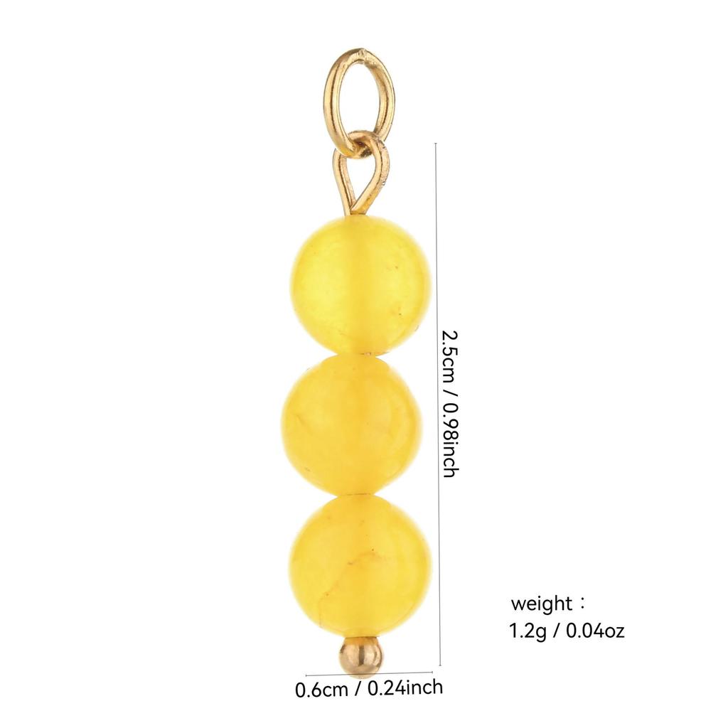 Multi-Stone Ceramic Faux Pearl Cat's Eye Beaded DIY Earrings Pendant