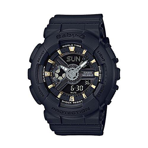 

Часы женские CASIO G-Shock BABY-G Baby G Ana-Digi BA-110GA-1ADR черные