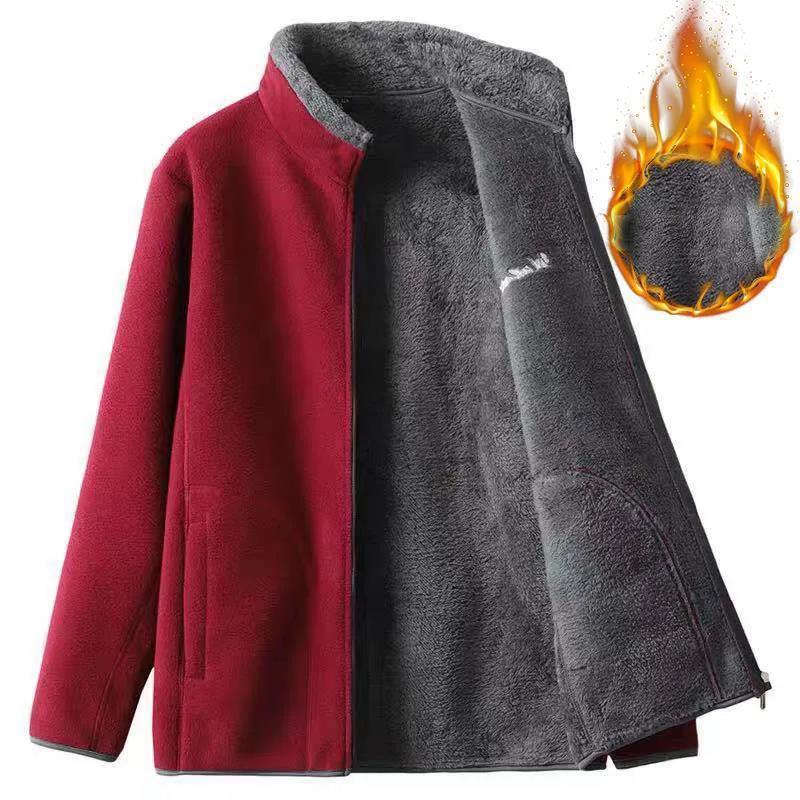 Winter Coat Plush Fleece Jacket Women's Autumn Mother's Jacket Short Coats