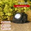 LED Wasserdichte Solarsteinleuchte für Außengartendekorationen und Rasenscheinwerfer