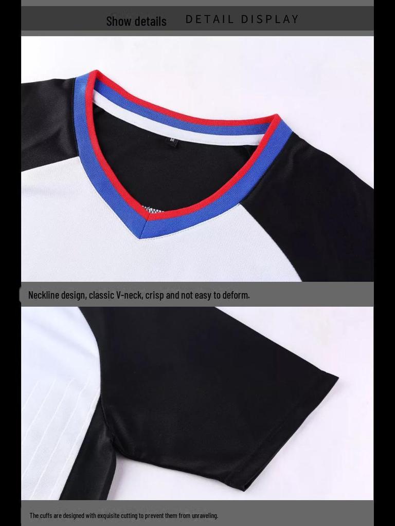 Unisex Basketball Referee Uniform: Short-Sleeved Top & Long Pants, Breathable Sports Attire