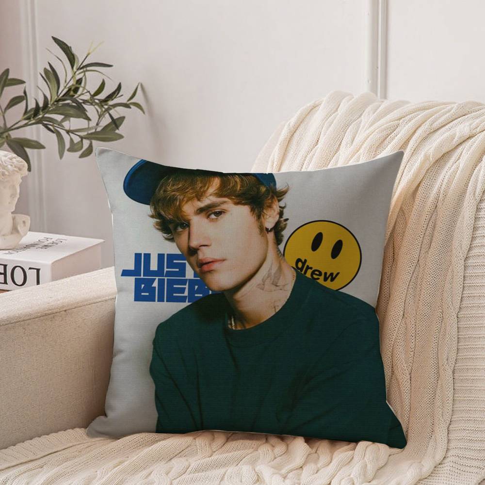 Poszewka na poduszkę T-Top Singer J-Justin B -Bieber Wystrój domu Koc na sofę łóżko samochód Dekoracja pokoju Pomysł na prezent