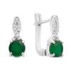 Silver Earrings with Natural Agate 1.679ct (2170952)