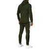 Mens  Gradient Zipper Print Sweatshirt Top Pants Sets Sport Suit Tracksuit