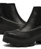[Sorel] Joan Forward Chelsea Boots for Women, 24.5cm, Black, Bleached Ceramic