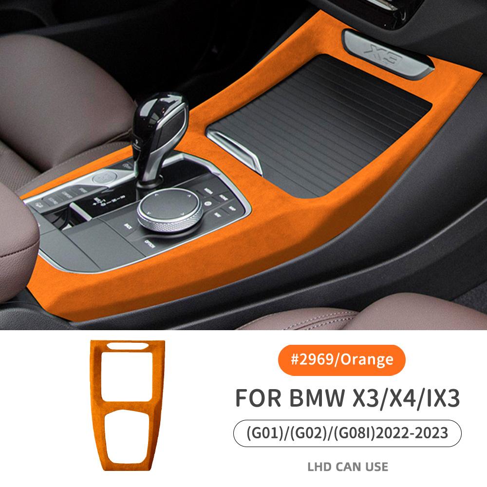 Pokrywa Panelu Zmiany Biegów dla BMW G01 G02 G08i X3 X4 IX3 2022-2023 Flanelowy ABS Wykończenie