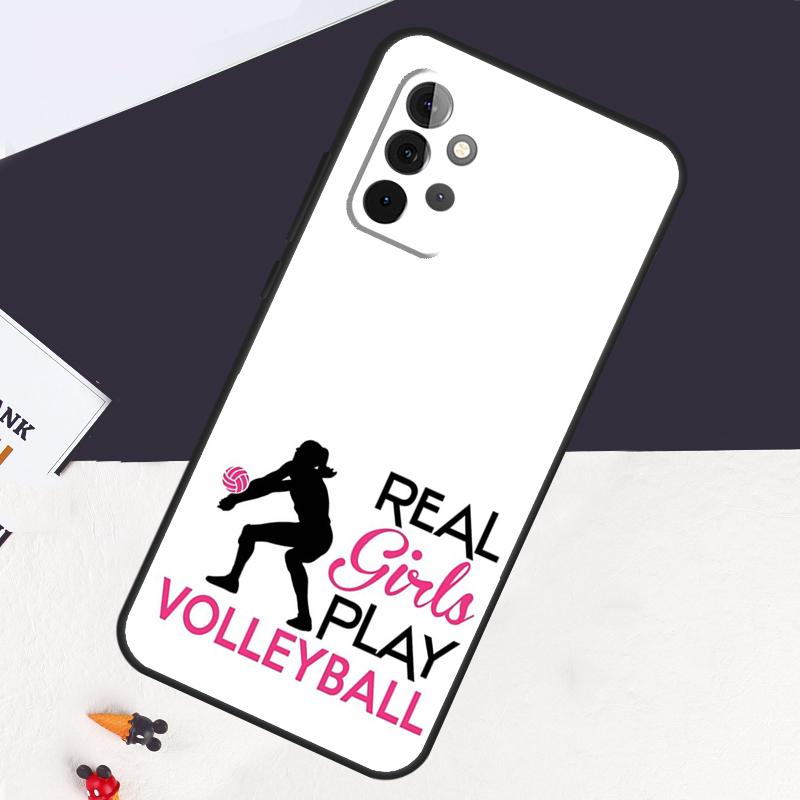 Love Play Volleyball Case For Samsung Galaxy A05 A06 A26 A16 A56 A36 A22 A32 A52 A54 A34 A14 A55 A15 A53 A33 A35