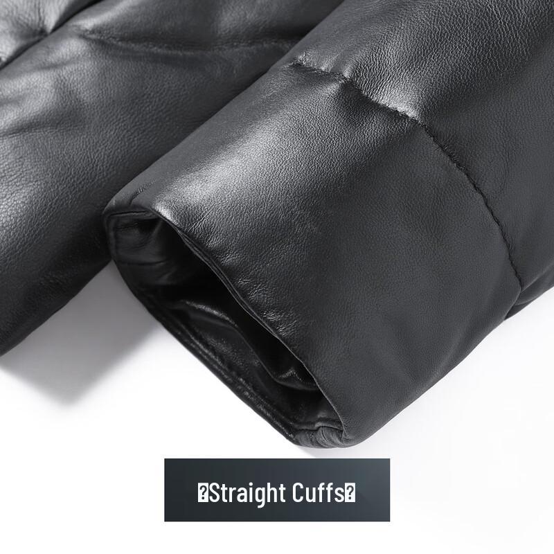 Men's Lamb-Collar Sheepskin Down Jacket