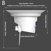 Squatting Pan Anti-smell Plug Plastic Anti-blocking Cover Squatting Pit Smell Stopper Durable Bathroom Squat Toilet Accessories