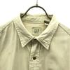 GAP 90s Old Long sleeve Cotton shirt L cream Men's Used