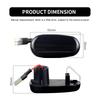 2PCS Dynamic Clear/Smoked LED Side Marker Light For Fiat Alfa Romeo 147 GT 937 MiTo 955 Arrow Turn Signal Blinker Indicator Lamp