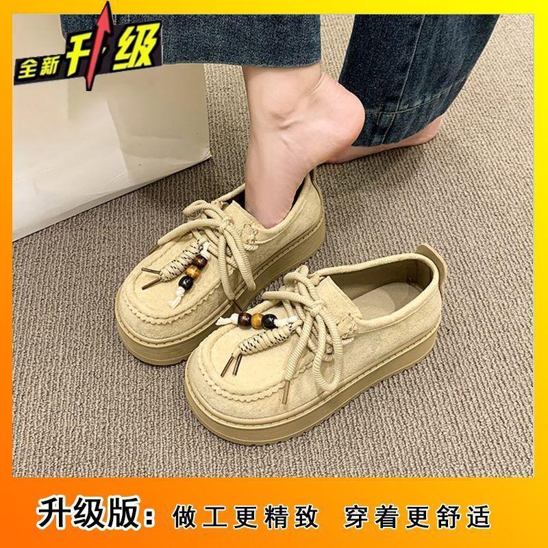 Casual Baotou Women's Spring Summer New Niche Design Comfortable Versatile Thick-soled Versatile Single Shoes