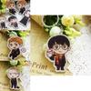 Cartoon Harry Potter Snape Malfoy George Bill Movie Character Pendant Keychain For Gift Giving And Travel Souvenir