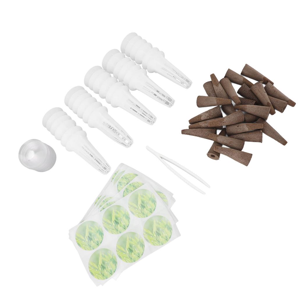 Hydroponic Pods Kit Plastic Peat Soilless Grow Baskets Domes Hydroponics Supplies for Indoor Garden