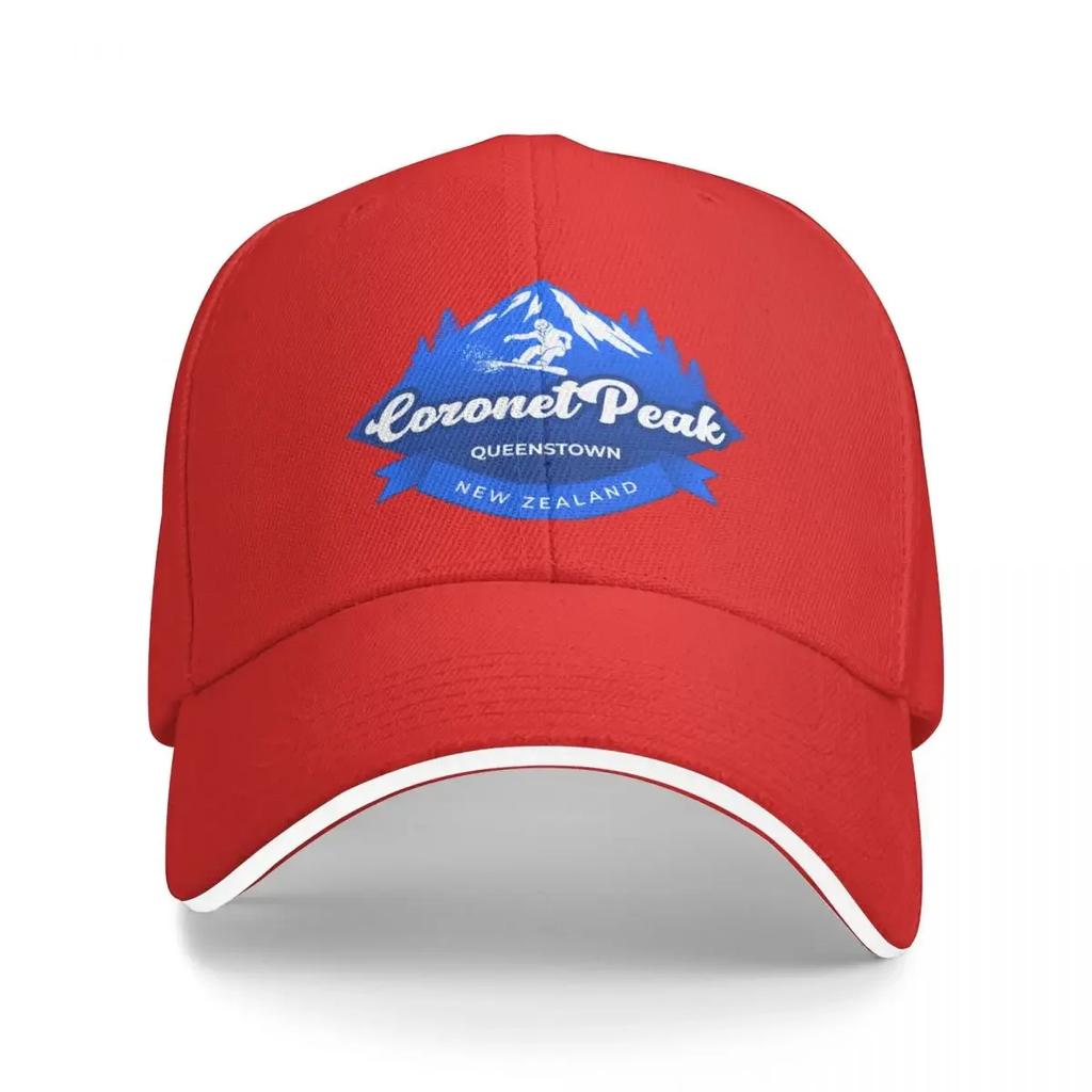 Coronet Peak, Queenstown, Nový Zéland Kšiltovka Vlastní čepice černý buřink pánská luxusní dámská
