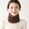Women Winter Warm Multifunctional Neck Gaiter Headscarf Face Cover 3 In 1 Thermal Neck Warmer Headwrap Face Mask Cold Accessory