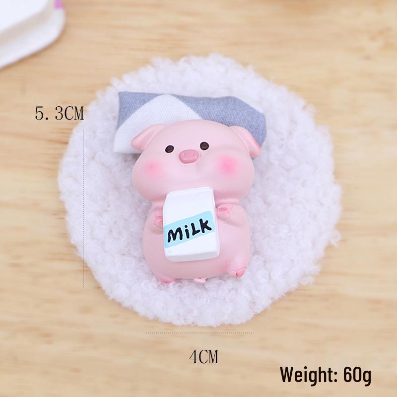 Wang Dou Dou Zhu Cute Cartoon Figurine for Car, Home, or Office Decor