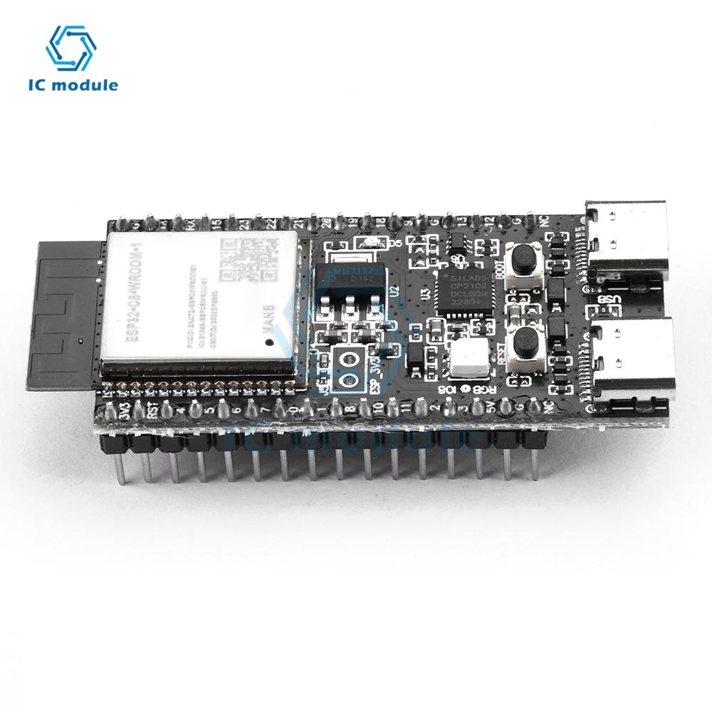 ESP32-C6-DevKitC-1 WiFi Bluetooth Development Board Core Board CP2102 Onboard ESP32-C6-DevKitC-1-N8 Module TYPE-C Interface