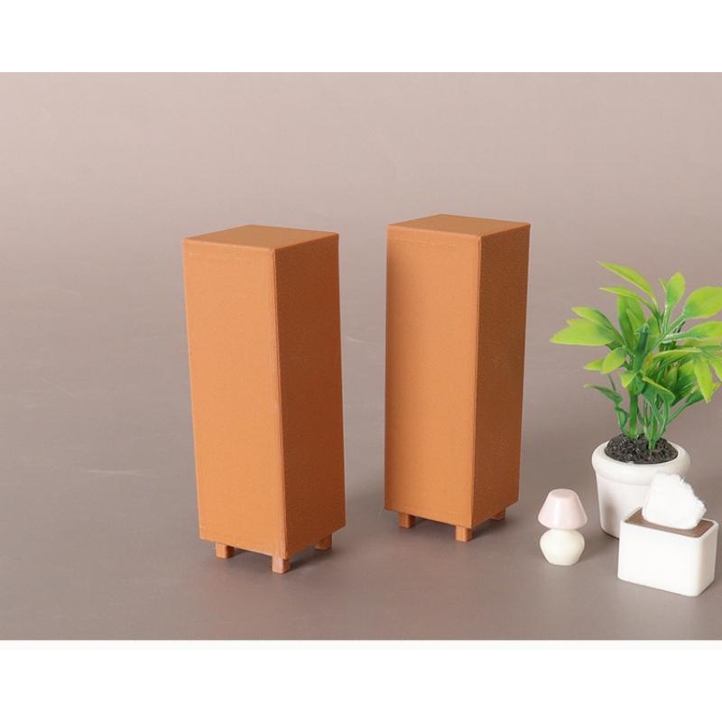 1Pcs 1:12 Dollhouse Miniature Bookshelf Bookcase Model Simulation Storage Cabinet Locker Ornament Furniture Decor Toy