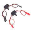 2 Stück Empfänger Ein / Aus Batterie RC Schalter mit Futaba / Jr Jst Anschlusskabel für RC Starrflügel Drohnen Modellauto Boot