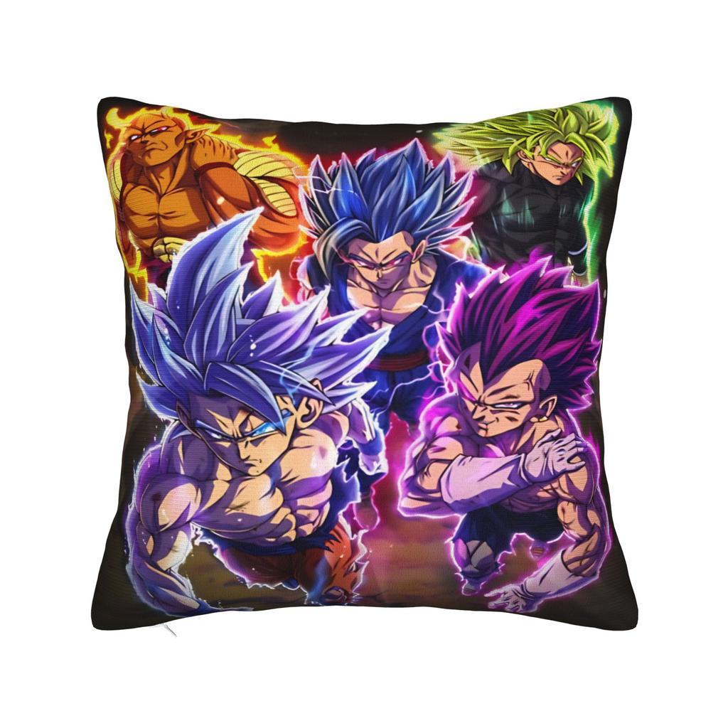 Pillow Case Anime Ball 40th Anniversary Birthday Graphic Pillow Cover For Sofa Couch Bed Living Room Novelty Pillowcases