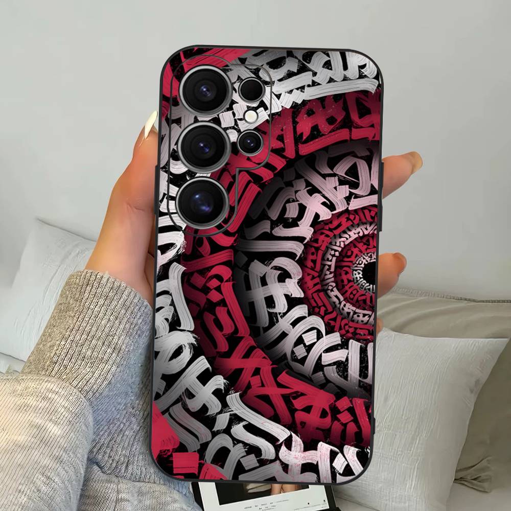 

Pokras Lampas Art Graffiti Phone Case For Samsung S 24 Fe 25 Ultra Plus 20 Lite 21 30 22 23 24 22 Ultra 5G Fundas Samsung S30 Ultra 5G