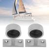 2PCS Stanchion Hand Rail Fitting 316 Stainless Steel Mirror Polishing Rustproof for Boat Yacht Marine