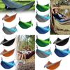 Double Nylon Hammock With Parachute Fabric For Outdoor Camping And Portable Use