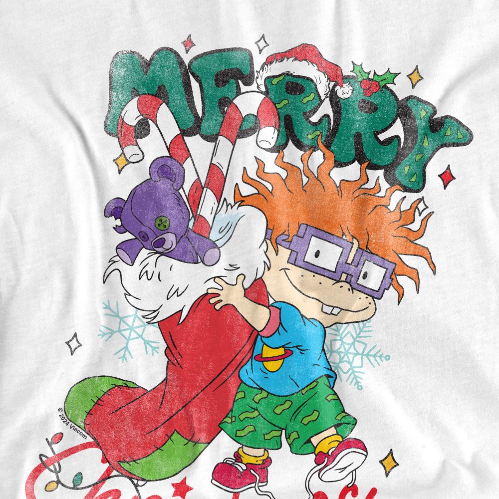 Rugrats Unisex Adult Chucky Christmas Stocking T-Shirt