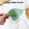 Foldable Funnel Foldable Wide Mouth Filler Silicone Funnels for Kitchen Use Filling Bottles Canning Cooking and Water Powder