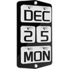 Wall Mount Acrylic Calendar, Perpetual Calendar 2025 Daily Display Calendar, Reusable Yearly Wall Standing Calendar with Wall Hook for Home Office