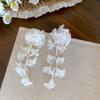 1 pair Bohemian Style Vacation Flower Eardrops Women Seaside Earrings  Festival Ear Accessories