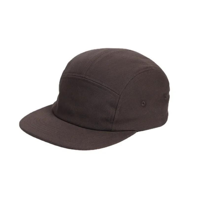 

summer New Washed Cotton 5 Panel Pure Color Baseball Cap Designer Cap Men Snapback Caps Bone Skateboard Hip Hop Women Hat L(60-62cm) деревне вугілля