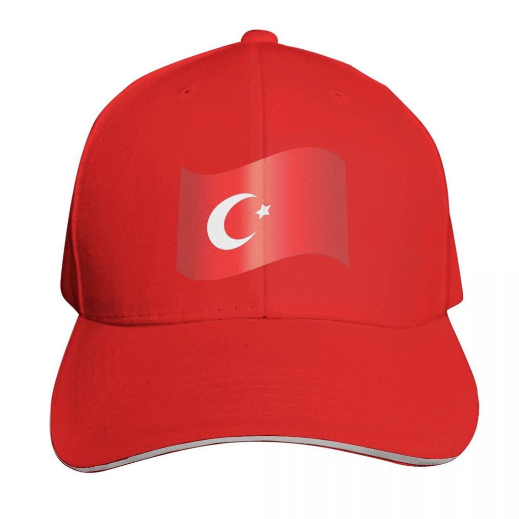 Türkei Türkische Flagge Nationale Kappe Mode Lässig Baseballkappen Verstellbarer Hut Hip Hop Sommer Unisex Baseballkappen