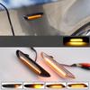 Een paar dynamische vloeiende LED-richtingaanwijzers met zijmarkeringslicht voor BMW E46 E60 E61 E90 E91 E81 E87 E82 E88 E83 E84 E92 E93 X3
