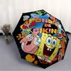 1pc SpongeBob SquarePants Automatic Open/close Folding Portable Umbrella with 8-Rib Structure for Women/Men, All-Season Use  a0901044