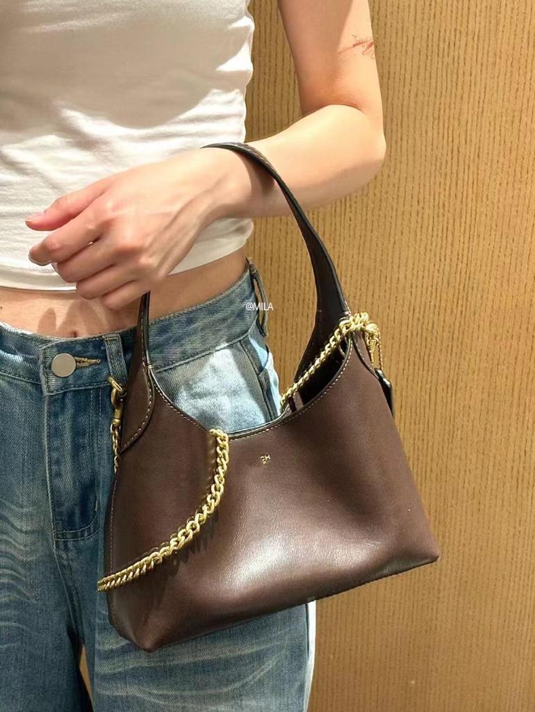 Koujia Genuine Leather Retro Shoulder Bag