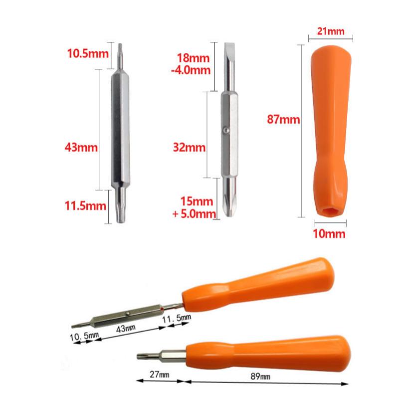 20pcs Video Doorbell Screwdriver, Double-Ended T6 T15 Screw Driver Tool for Camera Video Doorbell Replacement, Battery Change