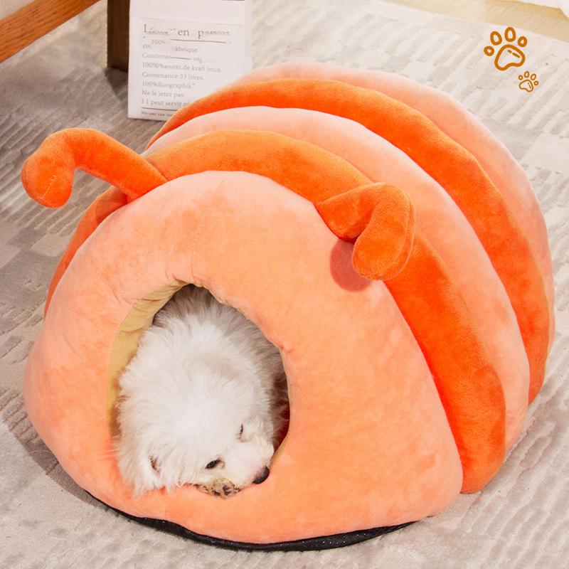 Winter Cozy Pet House Dogs Soft Nest Kennel Sleeping Cave Cat Dog Puppy Warm Thickening Tents Bed Nest Dog Nest Warm Plush Warm
