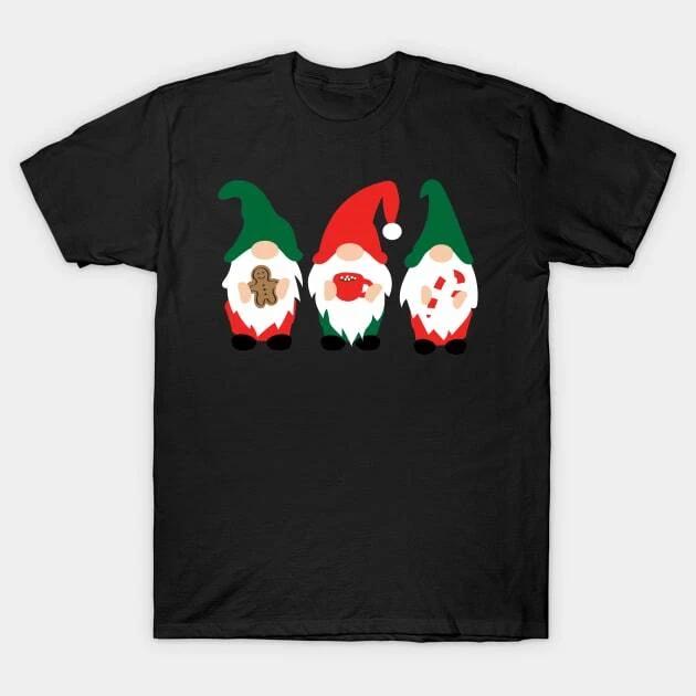 Christmas Gnome Family IV Made in Australia T-Shirt L