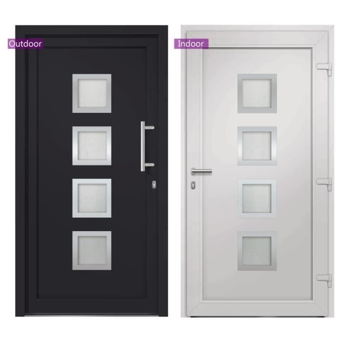 VidaXL Front Door Anthracite 98x200 Cm