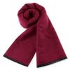 Wine Red Wool Blend Scarf - Gift for Parents/Elders In Care Homes