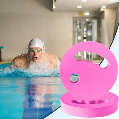 2 pièces Disques d'exercice aquatique Mousse EVA Léger Flottabilité Entraînement natation Disque de fitness Aide pour les entraînements en piscine Avec prise ergonomique