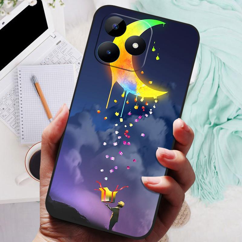 For Realme Note 50 Case TPU Silicone Shockproof Cat Phone Cover For Realme Note50 Funda RMX3834 Cool Printing Soft Coque Cute