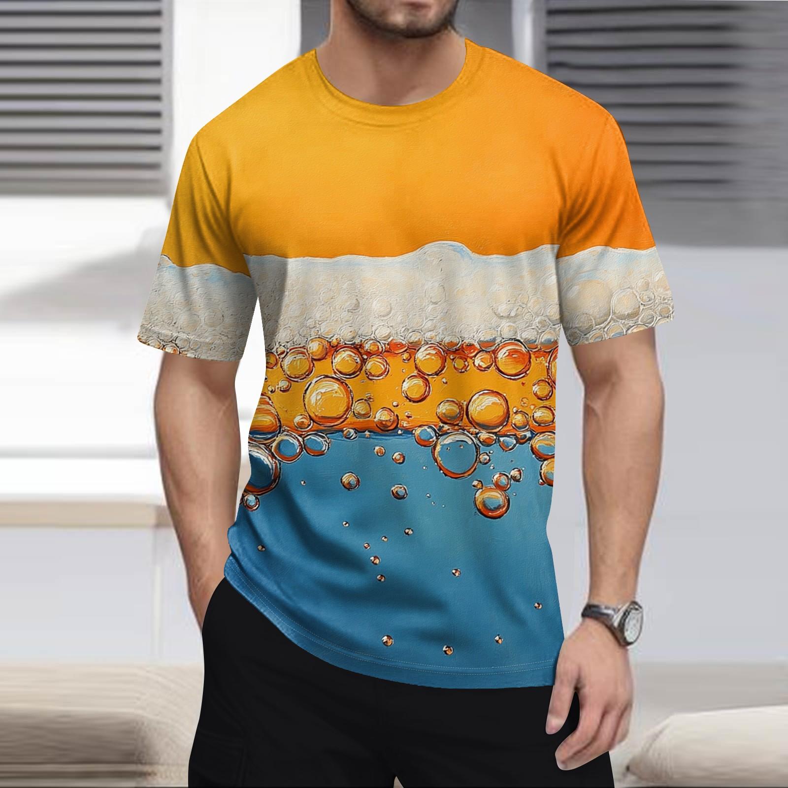 

Чоловіча модна футболка, вуличний повсякденний одяг з коротким рукавом XL