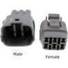 Automotive Wire connectors 1/5/10 Pcs 6 Pin 6187-6561 6180-6771 6188-0382 Automotive Ignition Connector Car Maintenance(Female with Pin,5pcs)