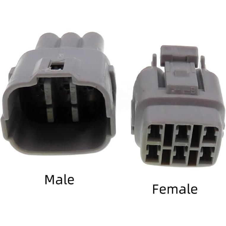 Automotive Wire connectors 1/5/10 Pcs 6 Pin 6187-6561 6180-6771 6188-0382 Automotive Ignition Connector Car Maintenance(Female with Pin,5pcs)